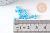 Petite perles de rocaille turquoise, perlage,perles verre, rocaille bleu, fabrication bijoux,2.5mm , x 10gr (G0183)