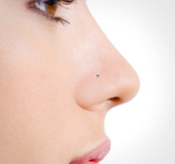 Piercing clou argent 925 massif boule 1.5mm, x1 (G5149)