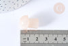 Pierre de massage champignon aventurine rose naturel lithothérapie 20-21mm, pierre lithothérapie, x1, G7547