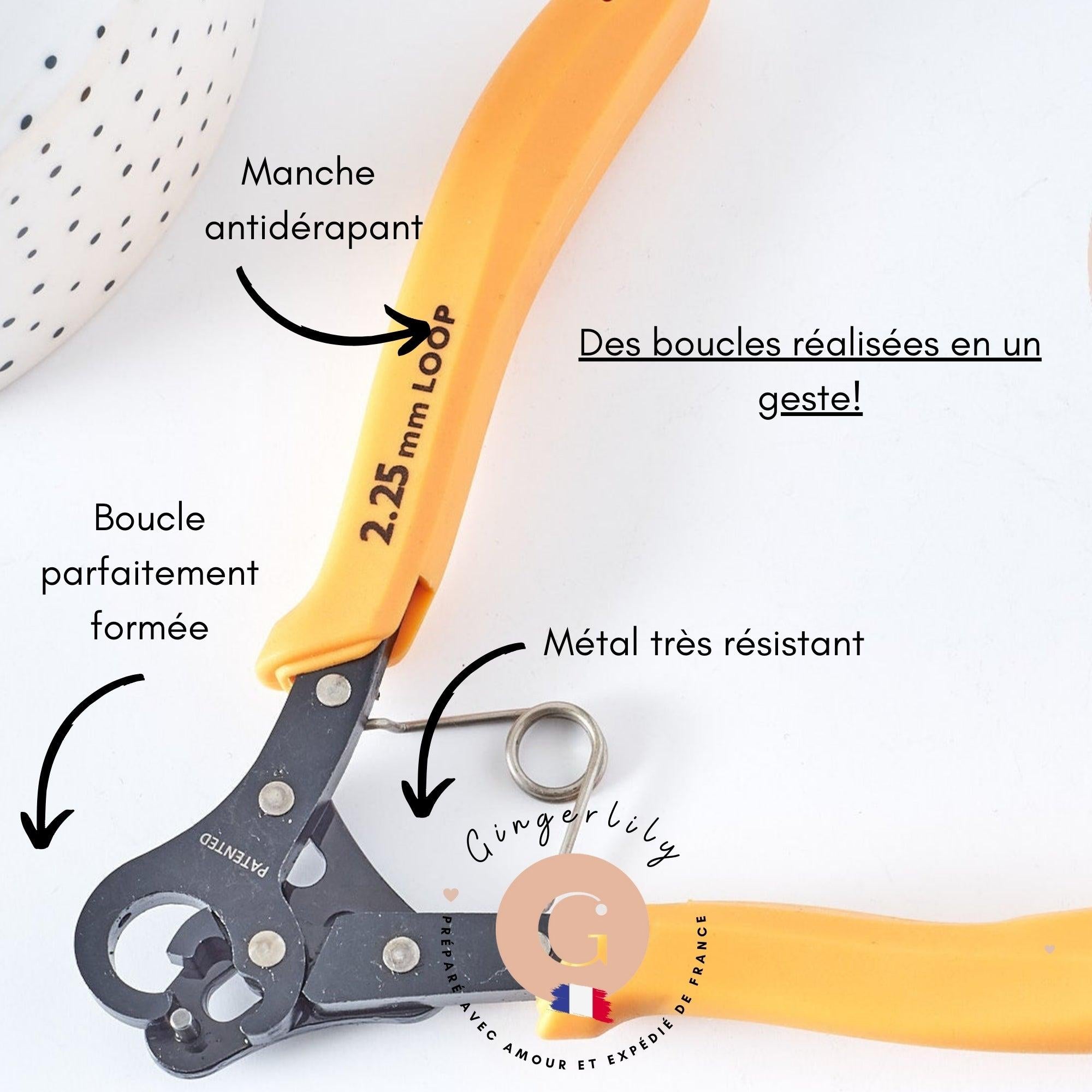 Pince à former des boucles 2.25mm One Step Looper BEADSMITH x1 (G8753)