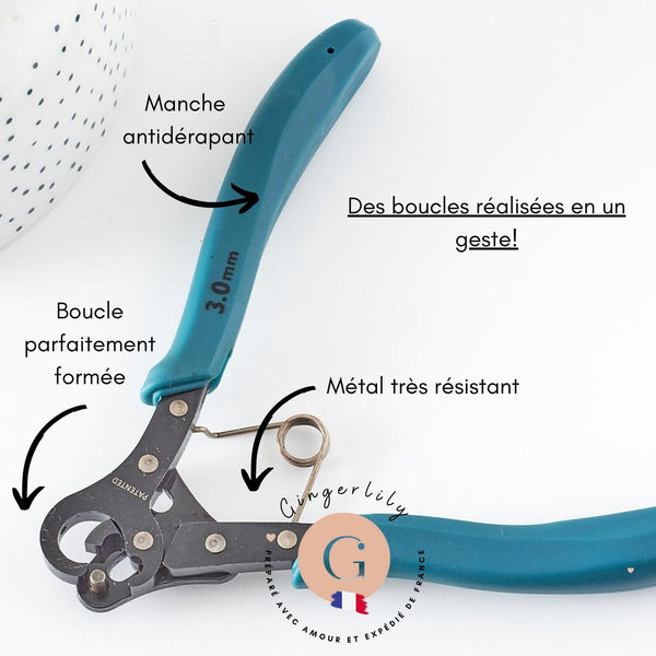 Pince à former des boucles 3mm - One Step Looper BEADSMITH, x1 (G9182)
