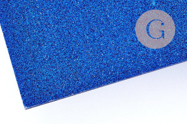 Plaque acrylique PMMA 30x40cm paillette opaque transparent sablé, x1 (G10273)