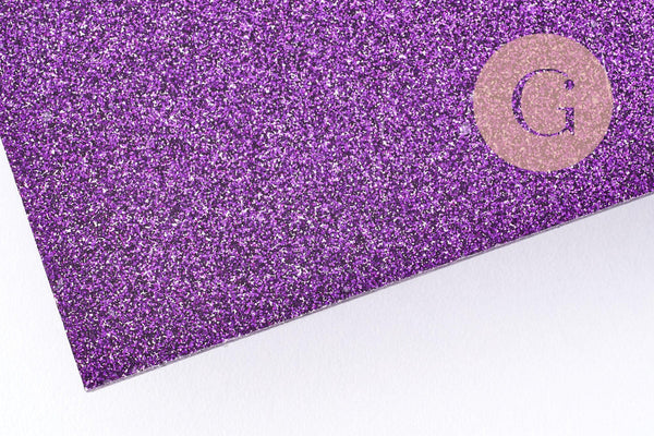 Plaque acrylique PMMA 30x40cm paillette opaque transparent sablé, x1 (G10273)