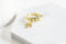 Plateau décoration Marbre noir, blanc, vert, présentoir bijoux, un support décoratif minimaliste pour poser vos bijoux,11.1cm, x1,G3266
