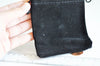 Pochette bijou velours noir rangement cadeau bijoux 12cm, x1 (G2204)
