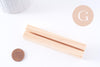 Présentoir rainuré bois pour table menu personnalisable 9.9cm, x1 (G10238)