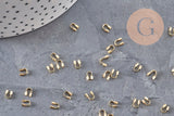 Protège-fil laiton doré 24K 5mm, x10 (G11145)