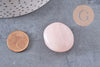 Quartz rose naturel brut roulé, quartz rose naturel, litotherapie, Chips quartz, minéral brut, x1 (G2465)