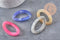 Grosse perle ovale acrylique,perle acétate, grandes perles connecteur plastique,62mm, x 8 (G0725)