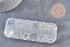 Boite Kit mix de 12 types de fournitures et perles zamac laiton Argent Platine, x1 (G8844)
