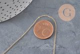 CollierChaine fine avec fermoir dorée gold-filled 45.7cm x1 (G2617)