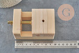 Morsa in legno, attrezzo per gioielli, fabbricazione gioielli, uno strumento che tiene il tuo pezzo, morsetto, lavoro del legno, x1 G3350