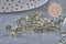 Perle quadrate vetro grigio 4mm, x50 (G2195)