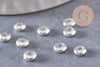 Rondelles laiton argenté 5mm, x20 ou x100 (G4619)