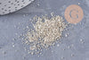 Sable argenté Embellissement verre pour résine époxy 1-1.5mm, x10gr (G7240)