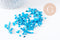 Sable chips pierre howlite turquoise 3~5mm non percé, x20gr (G0259)