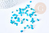 Sable chips pierre howlite turquoise naturel 5-10mm non percé, x20gr (G8692)