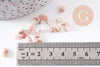 Sable chips pierre opale rose naturelle 3-5mm non percé, x20gr (G0235)