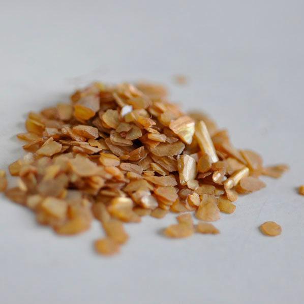 Sable coquillage beige naturel taille aléatoire non percé, x20gr (G0258)