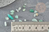 Sable pierre chips aventurine verte naturelle 2~8mm non percé, x20gr (G0229)