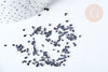 Sable pierre chips quartz bleu foncé 2-7mm non percé, x20gr (G8104)