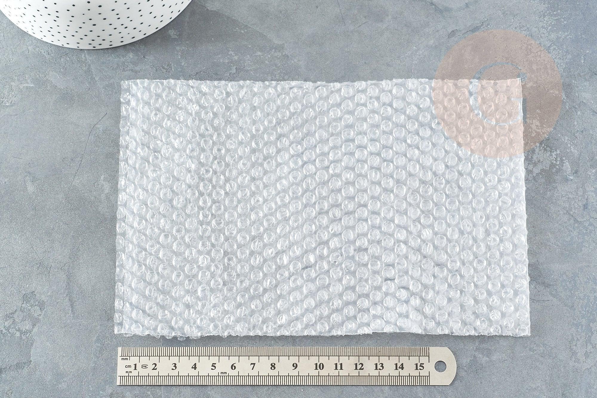 Sachet bulles en plastique transparent 20x14cm, x10 (G9187)