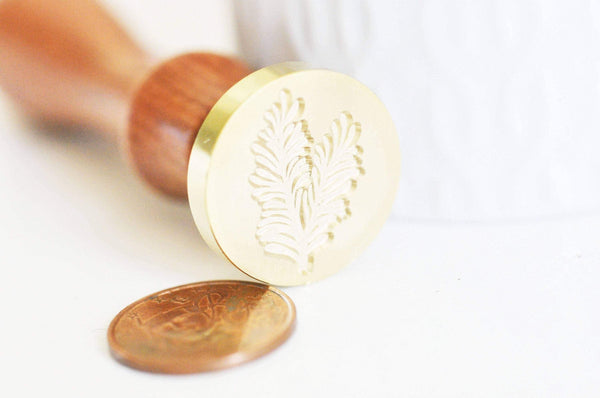 Sceau metal feuille cire à cacheter,une fourniture pour création de sceaux personnalisés pour invitation de mariage DIY,25mm x1, G3996