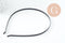 Serre-tête cheveux fer noir 110mm , accessoire pour cheveux à personnaliser X1 G9753