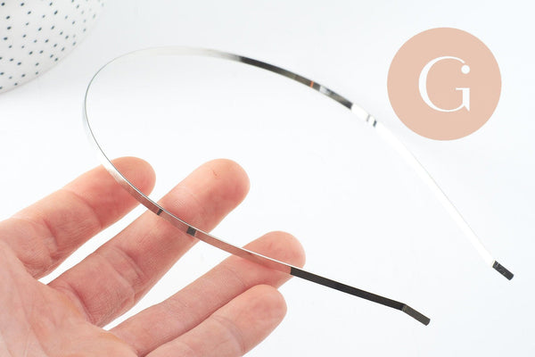 Serre-tête cheveux fer platine 105mm , accessoire pour cheveux à personnaliser X1 G9754