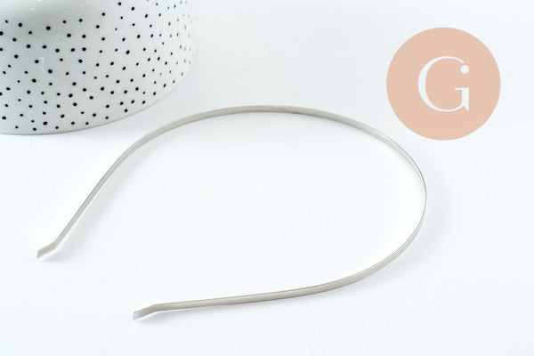 Serre-tête cheveux fer platine 105mm , accessoire pour cheveux à personnaliser X1 G9754