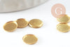 Supports de cabochons ronds laiton brut 7mm, x20 (G4903)