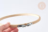 Tambour de broderie bambou clair 200x10mm, x1 (G7662)