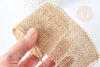 Toile de jute beige 65mm, x1 Mètre (G8376)