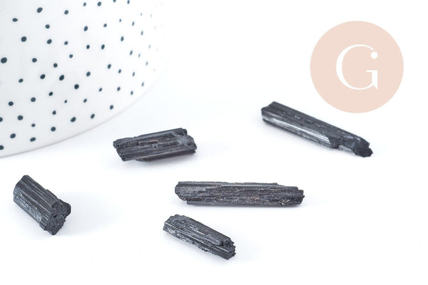 Tourmaline noire brute 20-35mm, x1 (G8285)