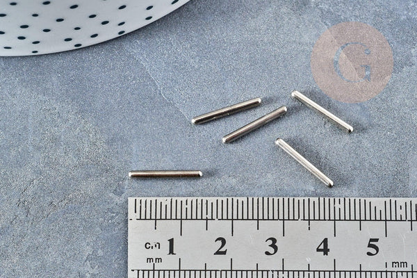 Tubes laiton platine 15mm, x10 (G9830)