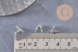 cache-noeuds connecteurs fer argenté x50 (G6585)