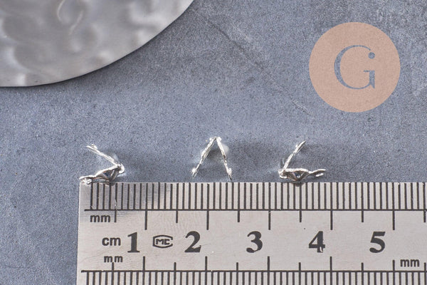 cache-noeuds connecteurs fer argenté x50 (G6585)