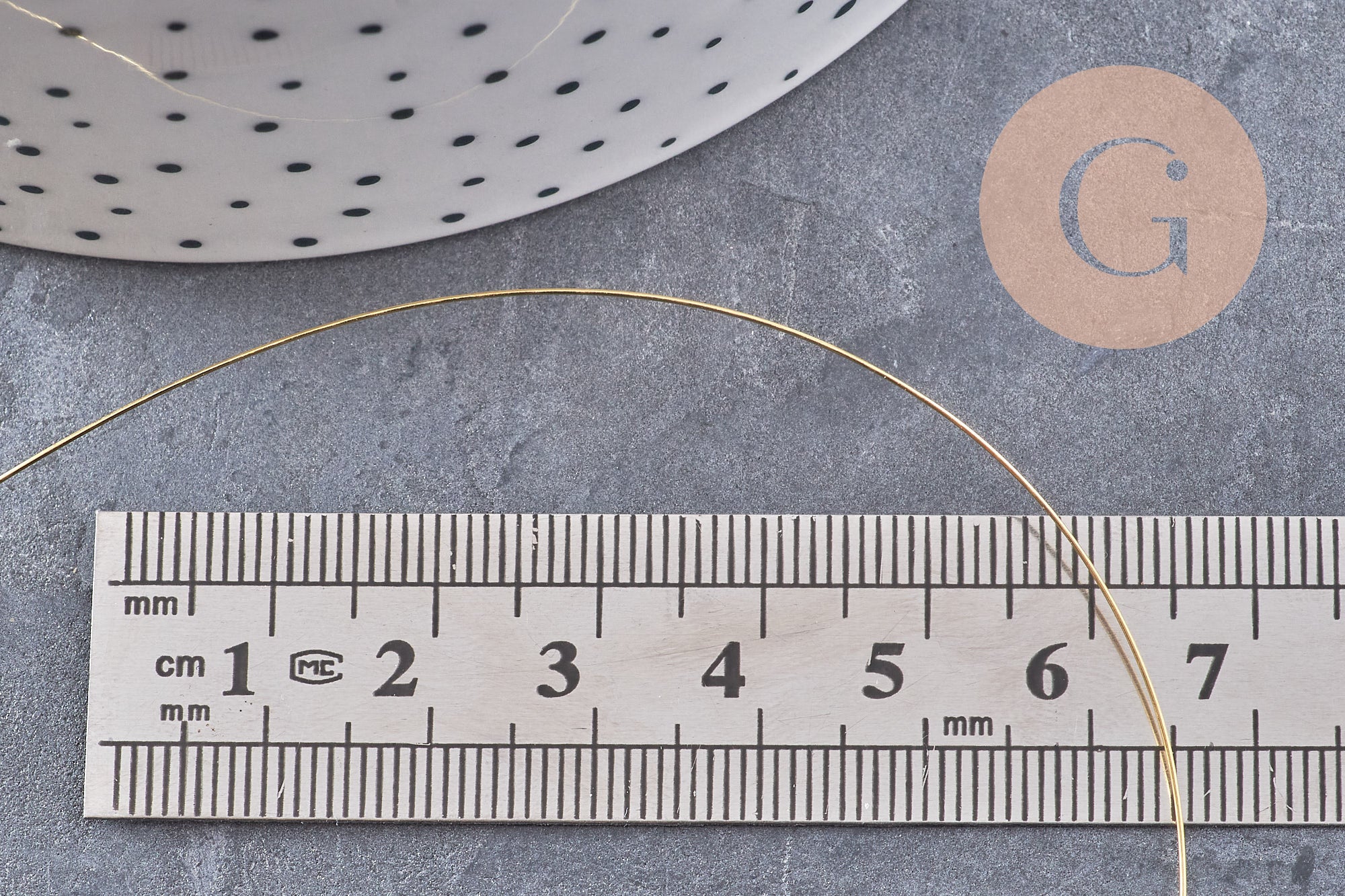 fil de cuivre doré 0.4mm, x1 bobine de 12 mètres (G2552)
