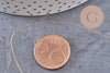 fil de cuivre doré 16K 0.4mm -/28 gauges, x3 mètres (G3306)