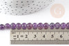 perle ronde amethyste violette naturelle 6mm, perles pour bijoux en pierre naturelle, x1 fil de 38cm (G1559)