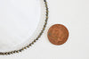 perles pyrite facettée, perles pyrite, fabrication bijoux, pyrite naturelle, création bijoux, 2mm, fil de 40cm G5489