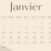 Téléchargez notre calendrier de janvier 2022 - Goodies