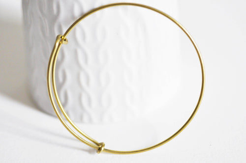 Supports de bracelets en laiton brut pour bijoux DIY à personnaliser