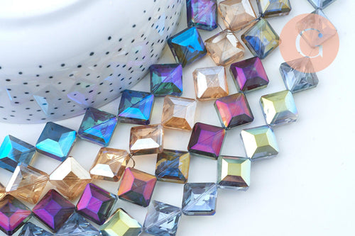 Perles en verre et cristal pour bijoux DIY