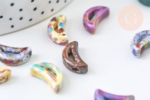 Porcelain and ceramic beads
