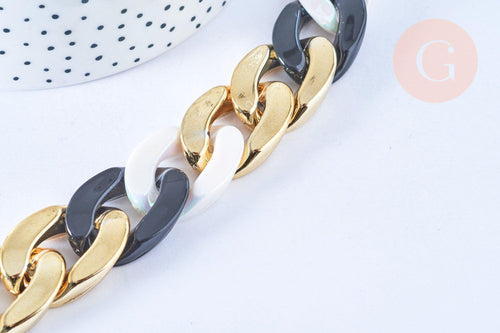 Chaînes au mètre en plastique pour bijoux DIY
