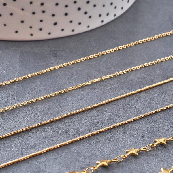 Chaine au mètre Acier pour bijoux DIY