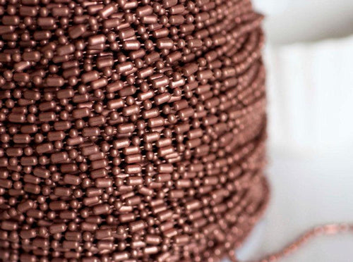 Cadenas de bronce-cobre por metro.