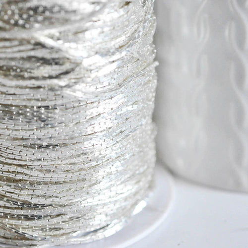 Silver chains by the meter