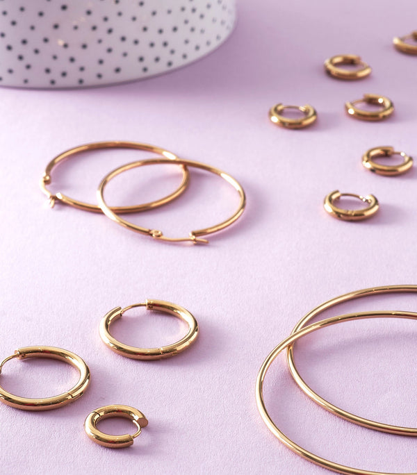 Boucles d'oreilles acier